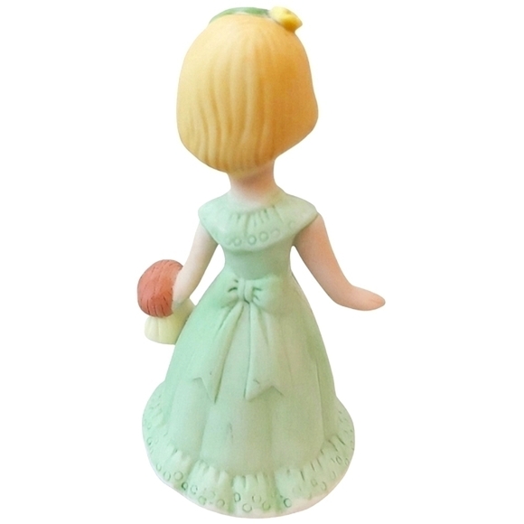 Vintage Enesco Growing Up Birthday Girl 3 Figurine - Picture 3 of 4